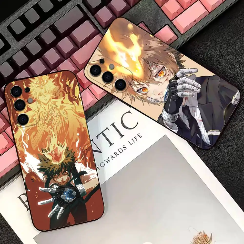 Hitman R-Reborn Tsuna S-Sawada   Phone Case For Samsung S26,S25,S24,S23,S22 Black Soft Protective Phone Case