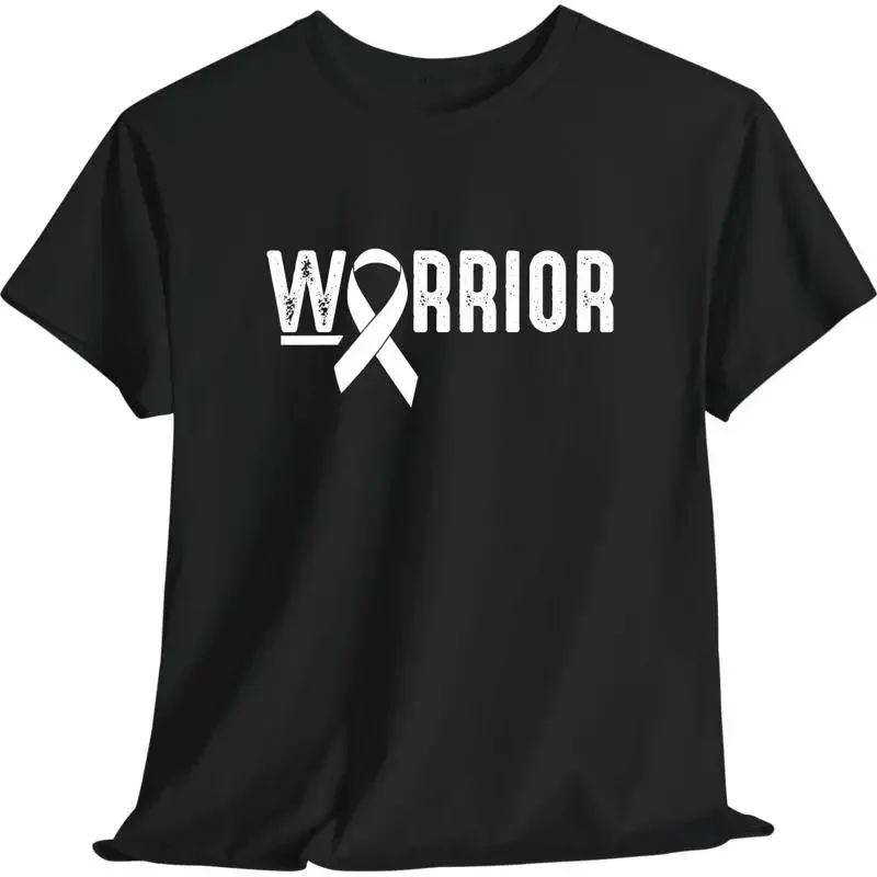 Lung Cancer Awareness T Shirt Support Ribbon Top