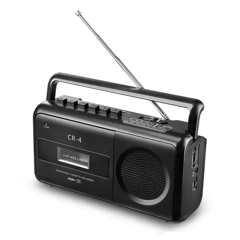 

LXYB18B Portable Cassette Tape Player Recorder,Boombox AM/FM Radio Stereo And MP3 Player Recorder For Voice Recording US Plug