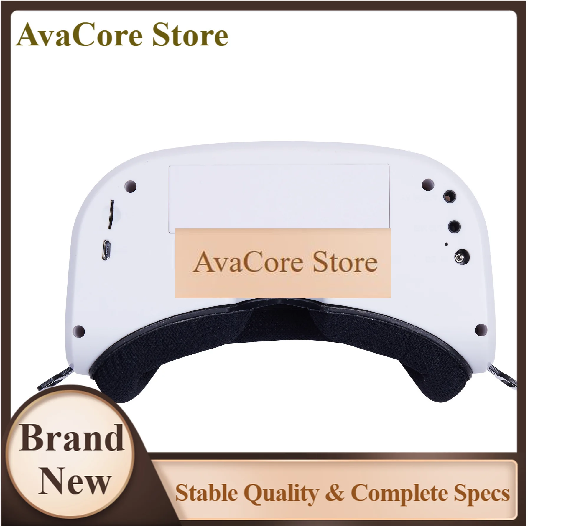 AvaCoreFPV Goggles With 48CH Video Recording Dual Receiver Beginner Level For Drone Racing
