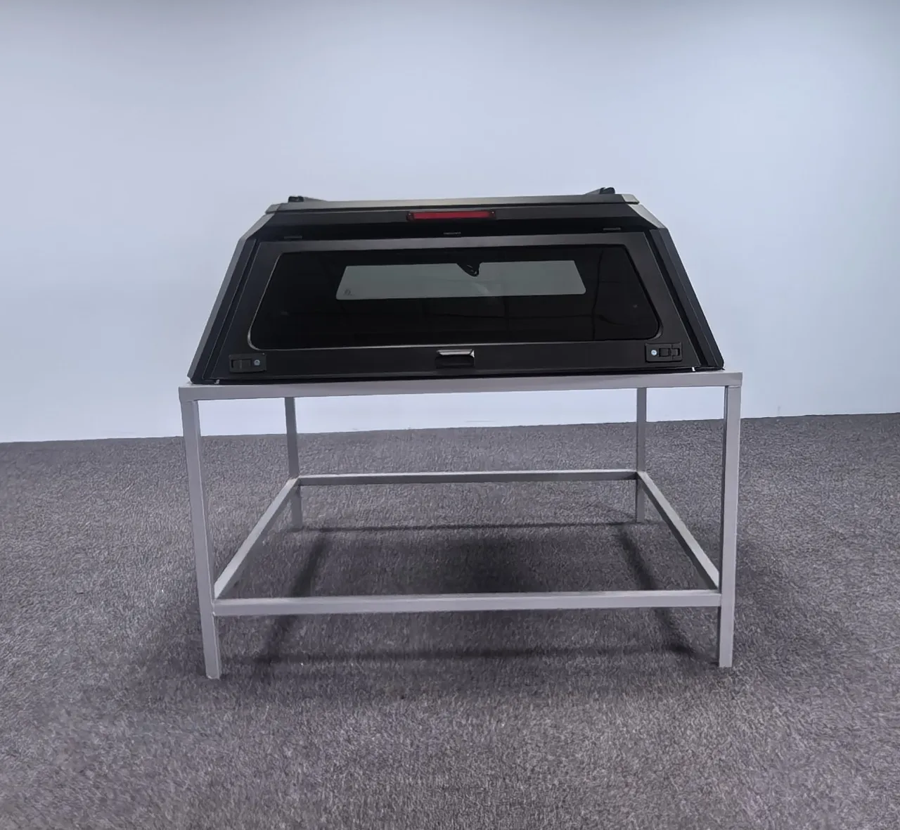 Compatible Aluminum Alloy Truck Bed Cap for 2023 RANGER T9 , 3-Door Rear & Front Glass Top Cover, Pickup Truck Accessories