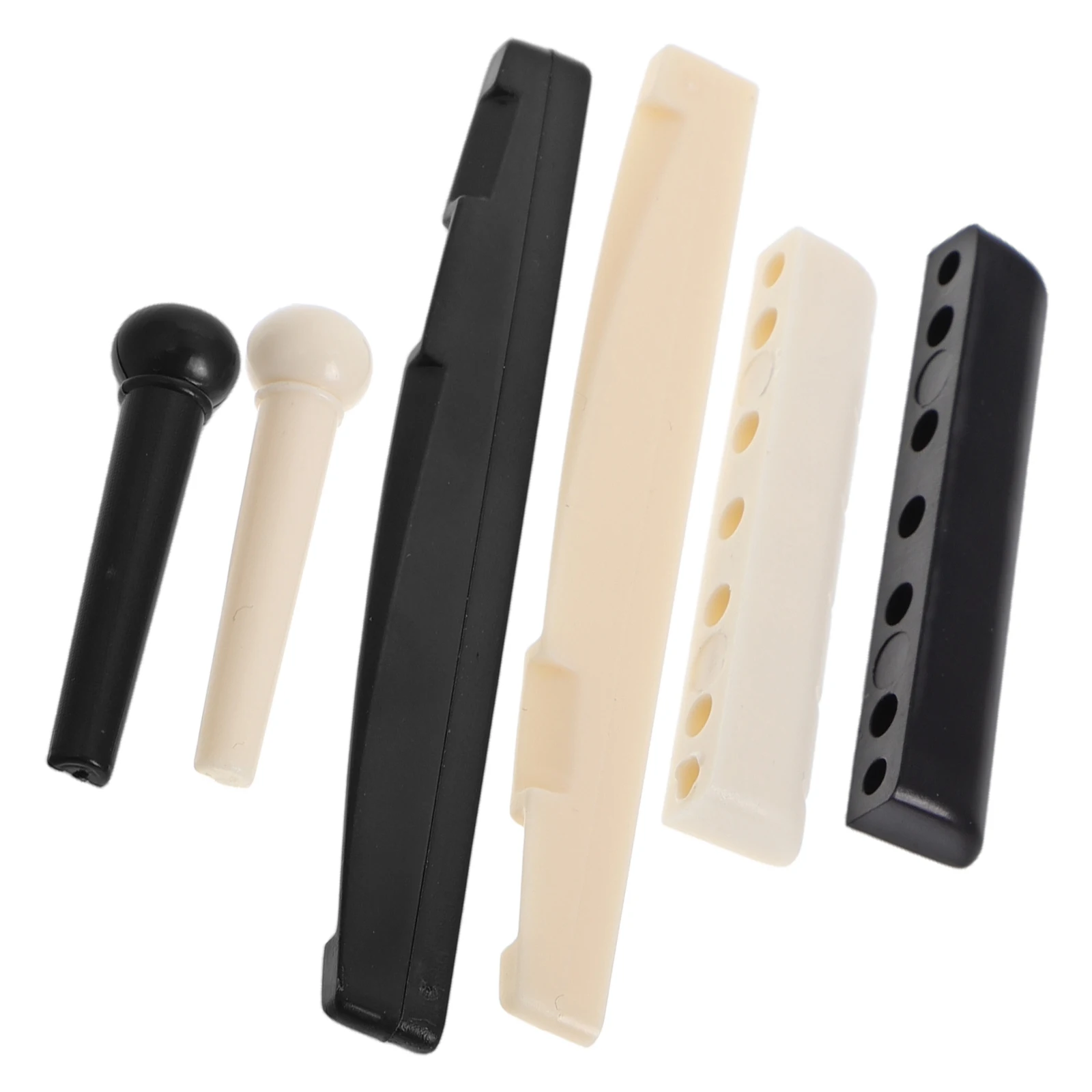 

Guitar Accessory Set Acoustic Nut Replacement Saddle Parts Pegs Bridge Pins Removal Tool and Accessories Suite Puller