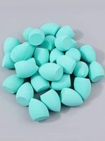 30Pcs Makeup Beauty Tools Set for Face, Large Sky Blue Makeup Sponge, Soft Sponge Puff,Friendly Face Cosmetic Applicators 3