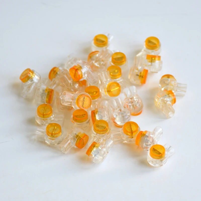 20/100/500PCS Pack 100% Genuine UY K1 Butt Connector Single Blades Two Conductor For 22-26 AWG 0.4-0.65mm Wires Enginnering