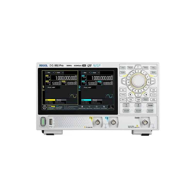 RIGOL DG821 pro DG822 pro DG852 pro Function Arbitrary Waveform Generator Signal Source 25/25/50MHz with 1/2/2 Channel Options