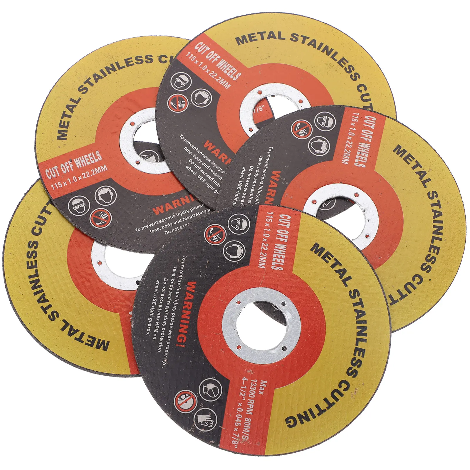 

10 шт. 4 1 2-дюймовые отрезные диски по металлу, угловой диск из карбида кремния для шлифовального круга из нержавеющей стали, дерева, отрезной инструмент