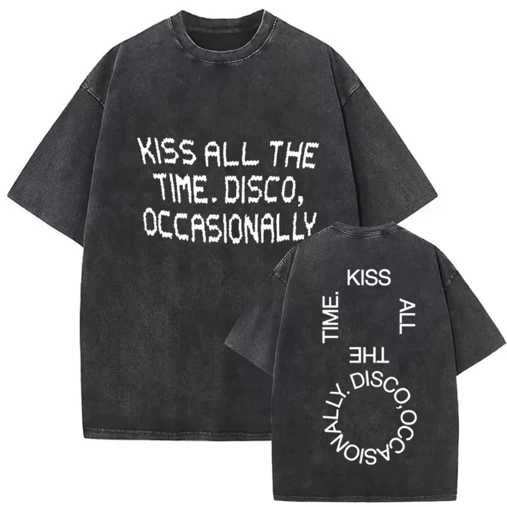 Harry Styles "Together" Tour 2026 Vintage Washed T-Shirt Men Women Pop Music Fashion Oversized Cotton Graphic TShirts Streetwear image 3
