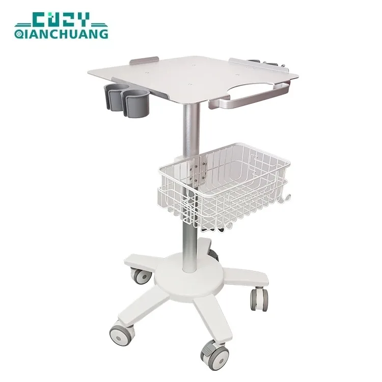 Factory direct portable medical B-ultrasound trolley ultrasonic color ultrasound trolley ECG high frequency electrotome trolley.