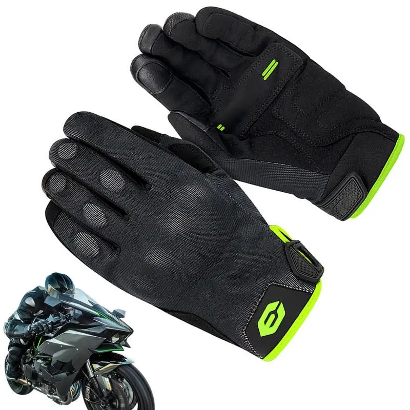 

Breathable Motorcycle Gloves Motor Cycle Gloves Biker Gloves For Men Motorcycle Touchscreen Motorbike Gloves Anti-Slip