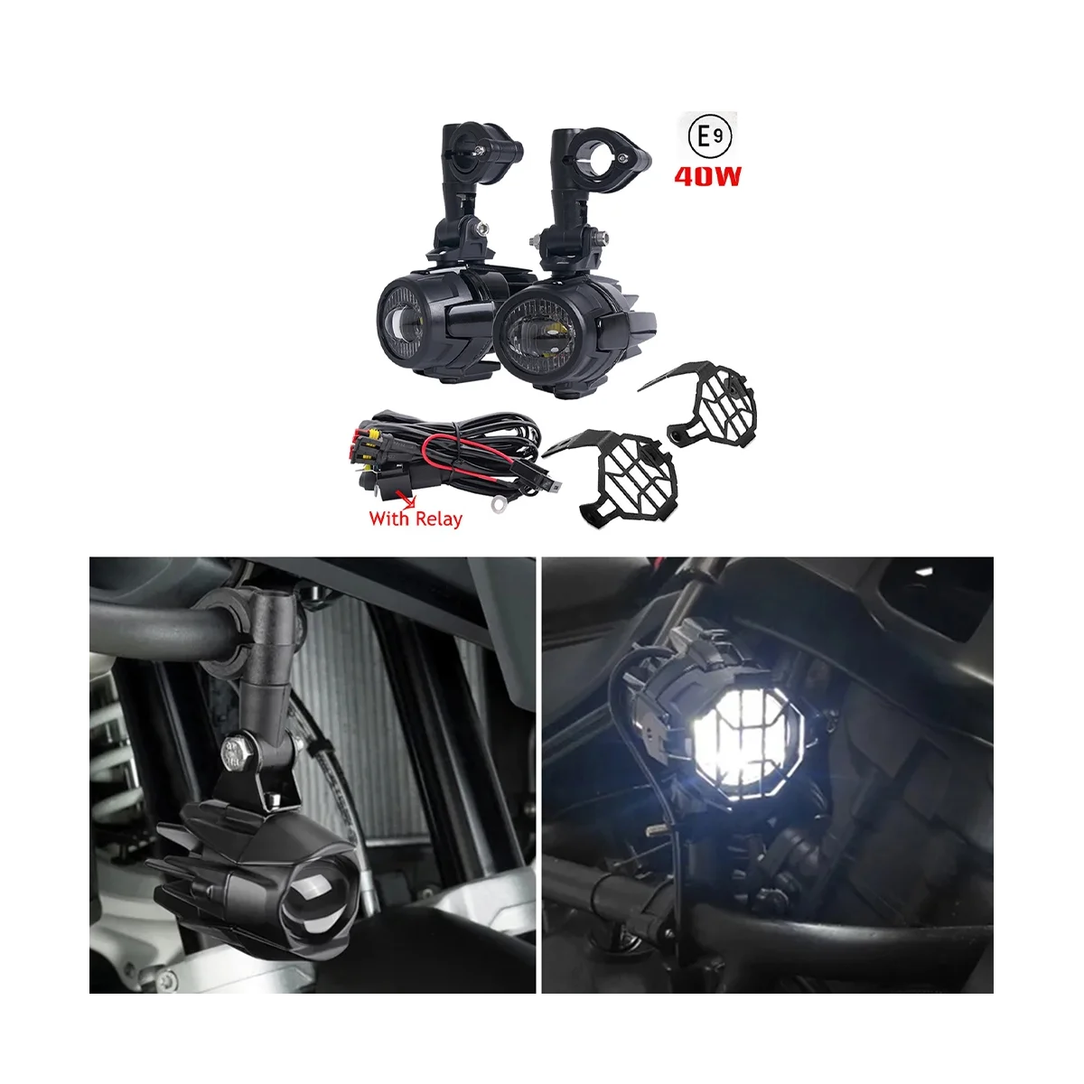 

Motorcycle Fog Lights & Light Guards Cover for R1200GS LC R 1250GS R1250GS F800GS GSR1200 F850GS F750GS R