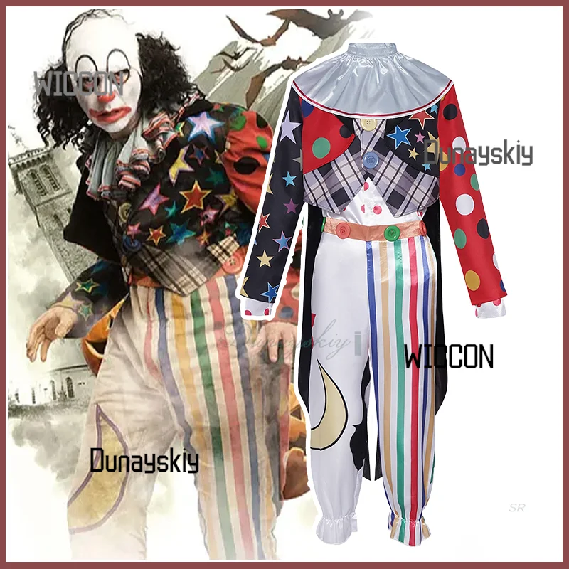 

Косплей Костюм Ужас Комбинезон Цирковая Униформа Хэллоуин Цирковой Клоун Наряды Для Мужчин Женщин Хэллоуин Карнавал