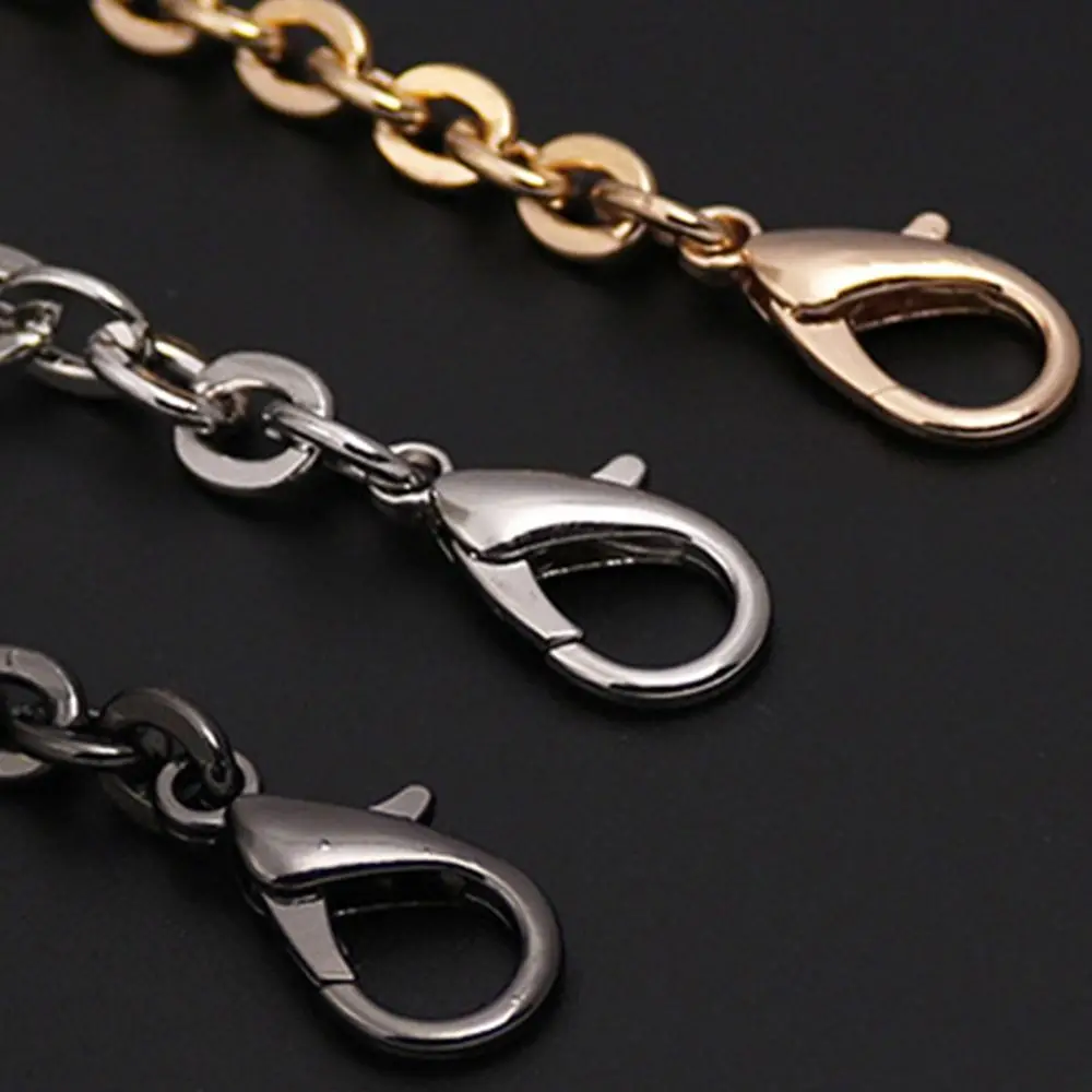 120cm Metal Chain Handle Replacement Chain Golden Silvery Aluminum Chain For Jewelry Making Findings Bag Chain Strap