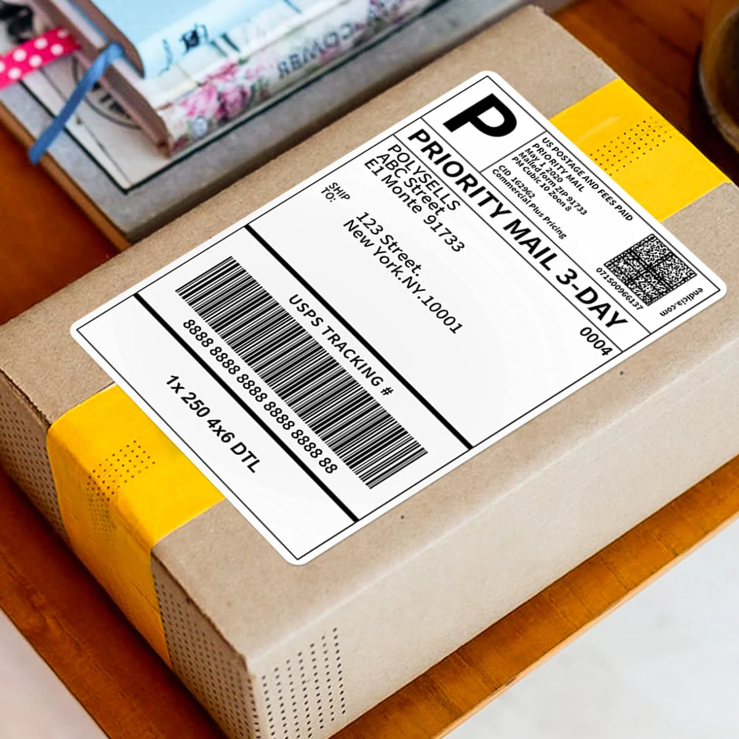 4x6 Inch Thermal Shipping Labels Roll Labels Compatible with Thermal Printer Self-Adhesive Waterproof Oil-Proof Labels Paper New