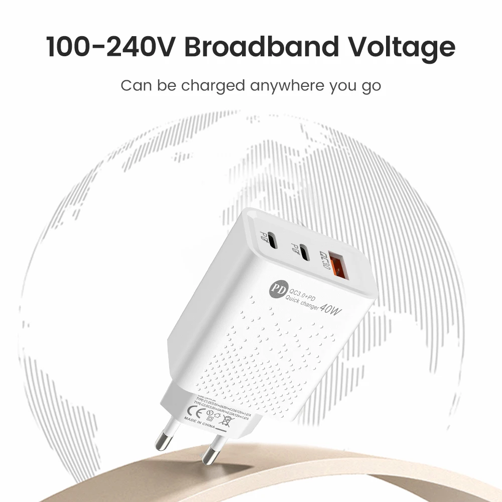 고속 충전 PD 충전기 USB C 충전기, 아이폰 14, 13 프로, EU, 미국 플러그, 샤오미 12 QC 3.0 휴대폰 어댑터, 60W