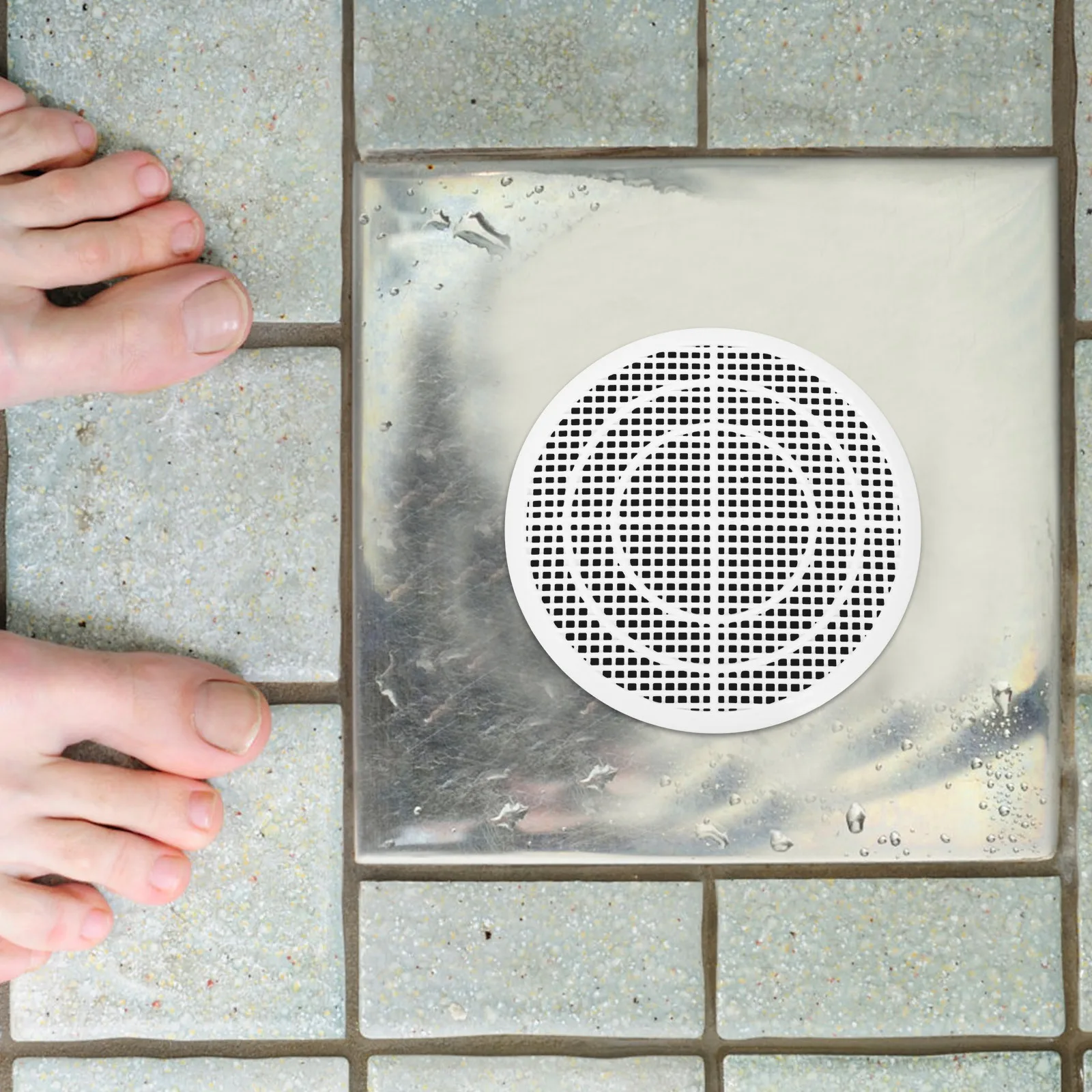 4 قطعة ترشيح عالي الكفاءة دش استنزاف الشعر الماسك حوض الاستحمام مصفاة حوض غطاء الحمام سهلة التركيب #4