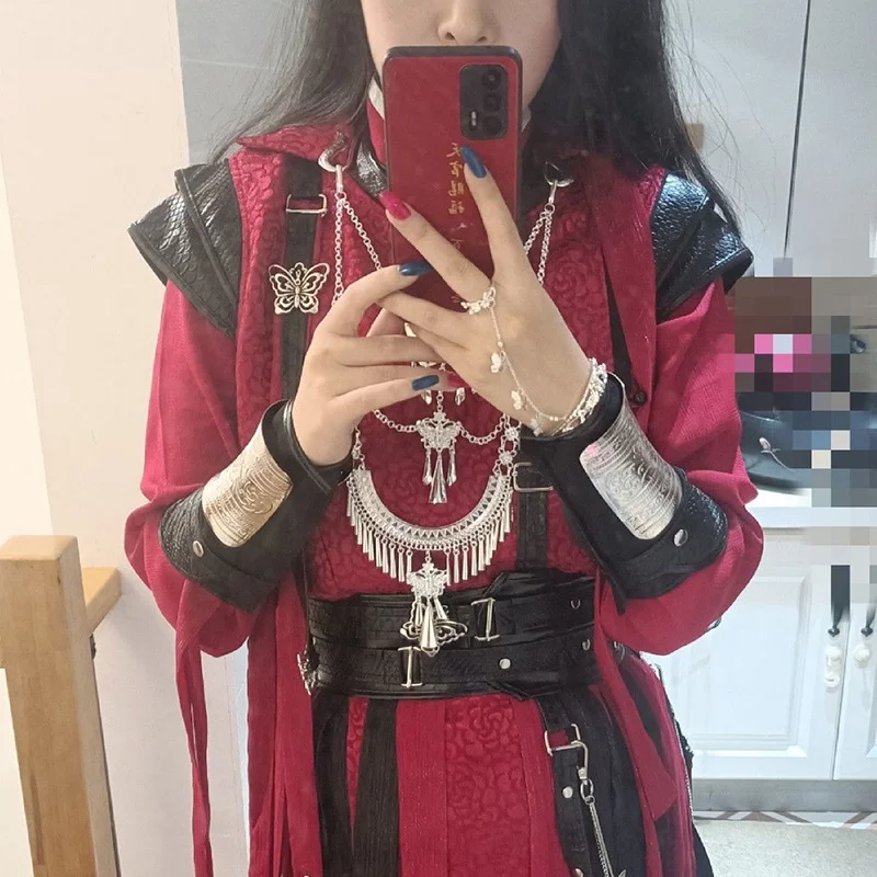 Tian Guan Ci Fu Cosplay Hua Cheng disfraz Anime Heaven Official's Bless HuaCheng disfraz para hombres y mujeres