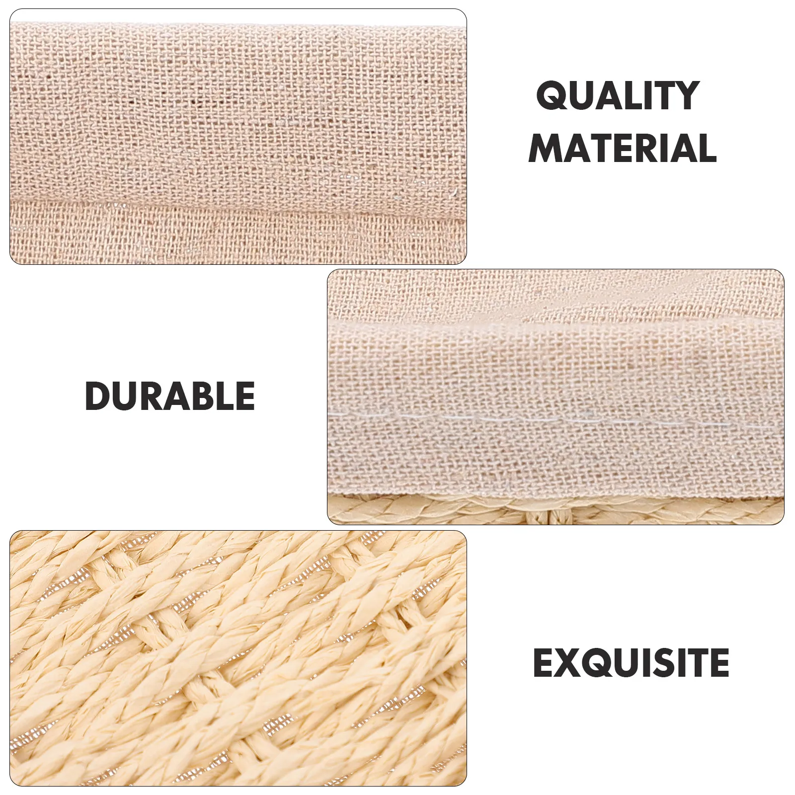 

Desktop Glove Box Table Organizer Basket Woven Baskets Kitchen Country Decor Shelf Storage