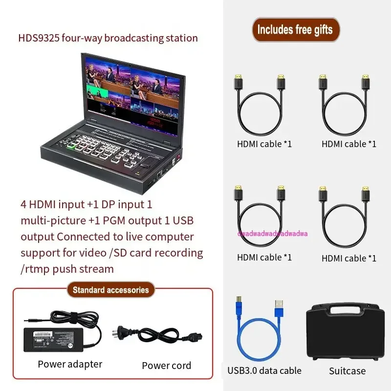 مفتاح توجيه، تبديل فيديو HDMI بأربعة اتجاهات، دعم مدخل DP، التسجيل / المفاتيح / الدفع، تبديل دواسة القدم GPI