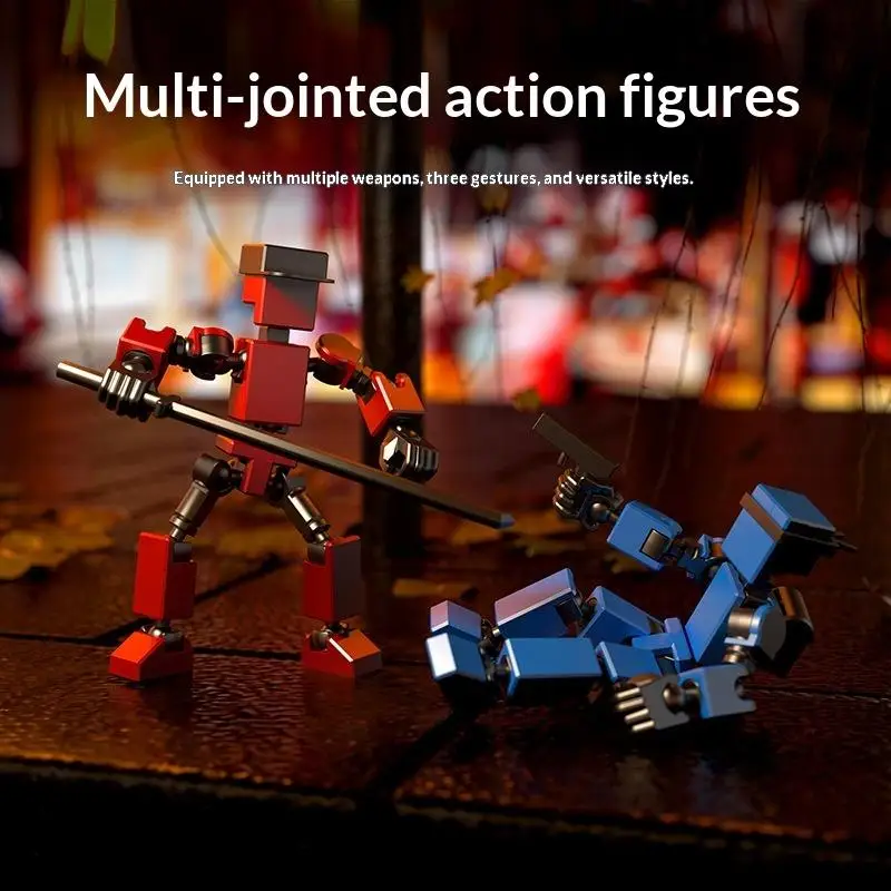 3D Printed Movable Mannequin Dummy 13 Jointed Flexible Shapeshift Robot for Anime Pose Design Kids Creative Play Gift