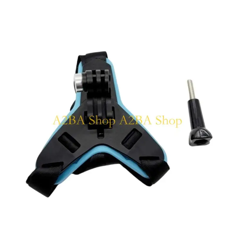 A2BA Motorcycle Camera Chin Strap Mount Secure Attachment For Action Cameras