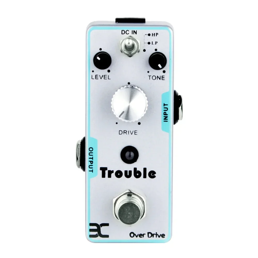 ENO TC16 Pedal de efectos Overdrive de problemas True Bypass tubo electrónico tono de distorsión piezas de Pedal de efectos de guitarra eléctrica