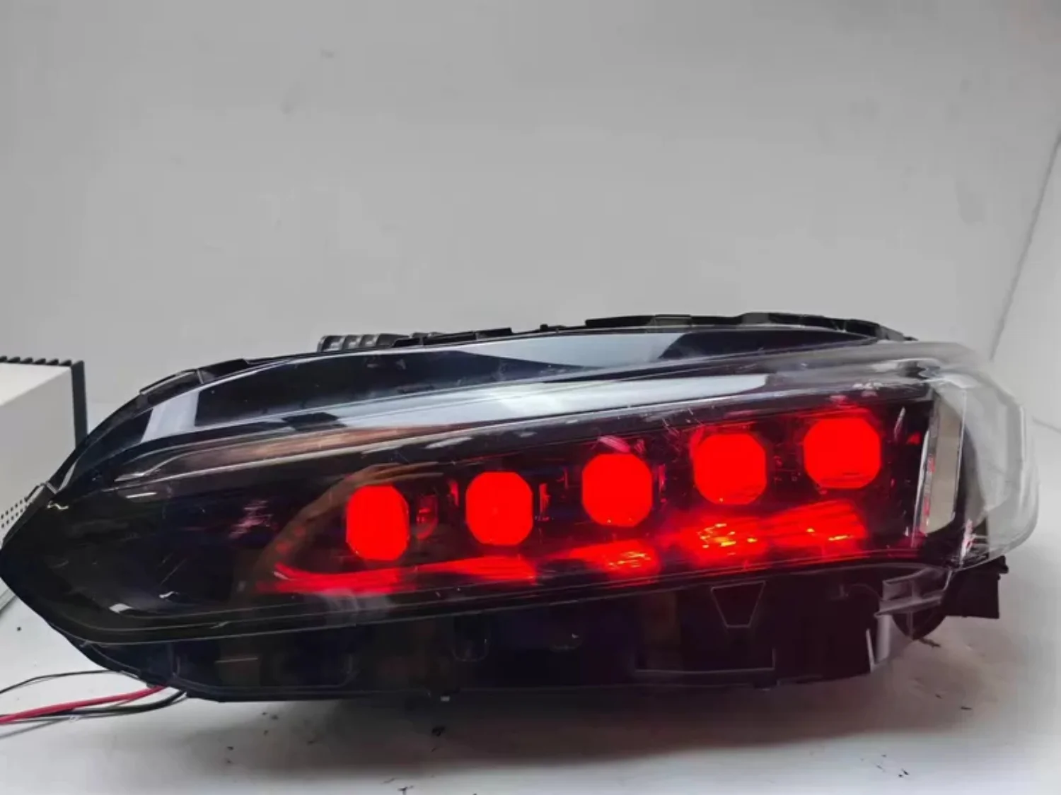 Car Front Headlight for Honda Civic 11th matrix LED Head lamp Low High Beam Turn signal