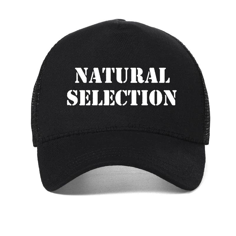 Natural Selection hat man evolution Baseball Cap fashion male brand hat summer Mesh Breathable Trucker hats