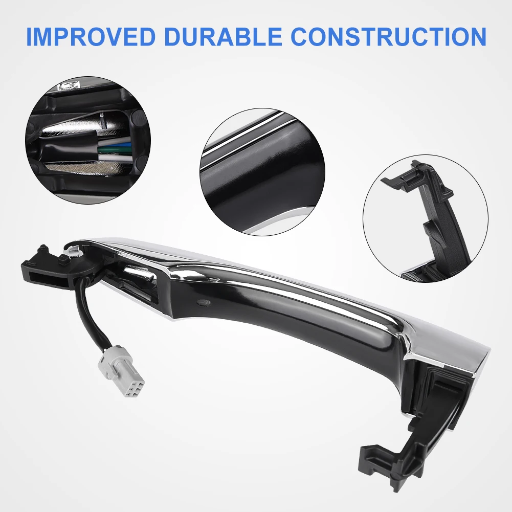 Outside Handles Door Handles For Hyundai Tucson 2016 2017 2018 2019 Replaces 82661D3710 Silvery Right Front Exterior