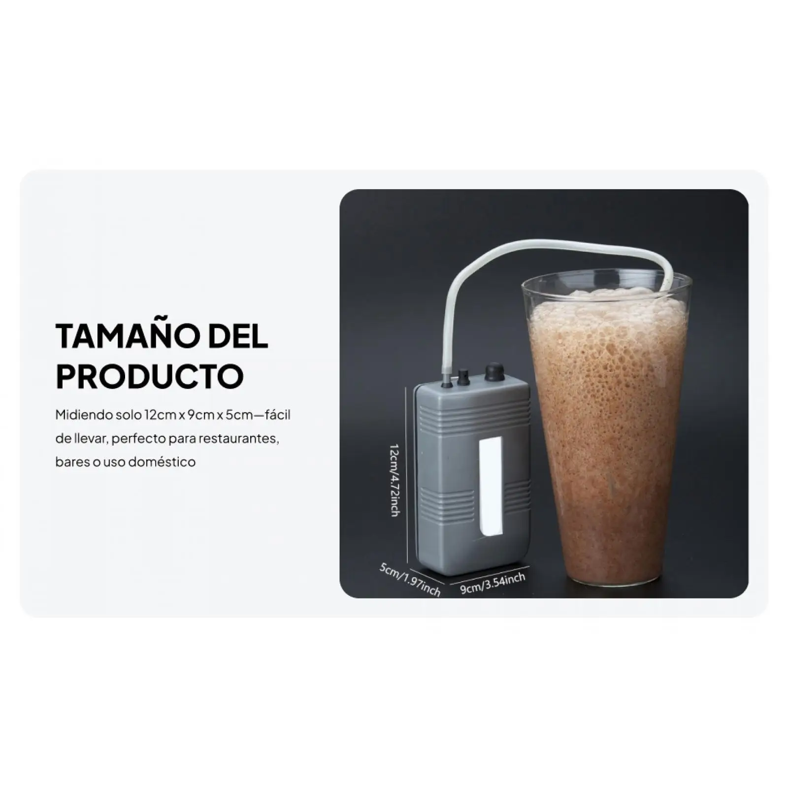 

Cuisine Foam Machine Cooking Tool Portable Food Bubble Maker