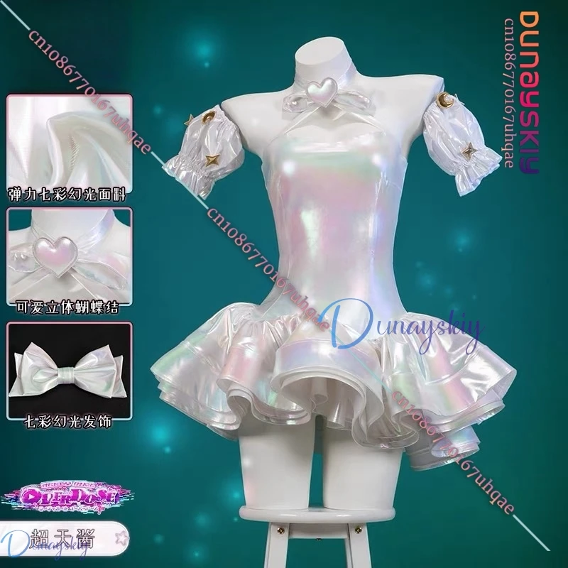 NEEDY GIRL OVERDOSE Streamer Sovraccarico Lolita Dress KAngel Costume Cosplay 2nd Anniversary Outfit Donna Gonne Laser Parrucca a nastro