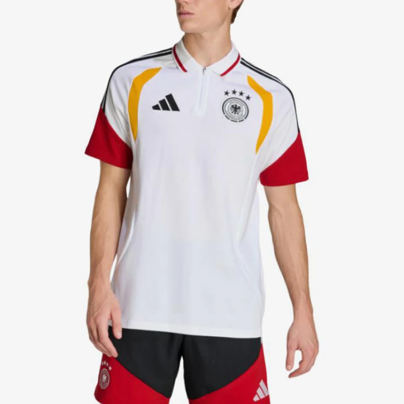 Adidas genuine Germany26Tiro spliced zipper jacket men's short sleeved shirt KB4479