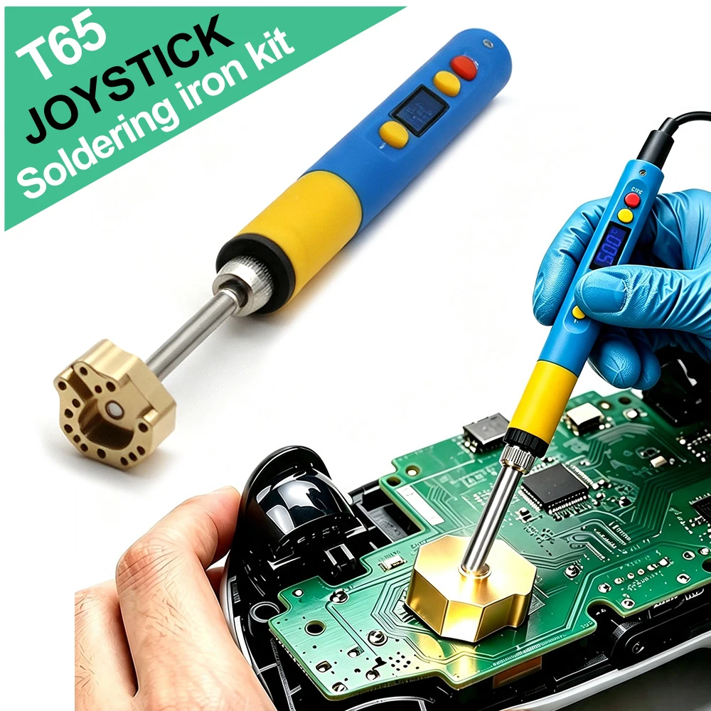 T65 Soldering Iron Joystick Repair Tool, Game Controller Joystick Disassembly Repair Kit Compatible with Xbox PS4 PS5 Switch Pro