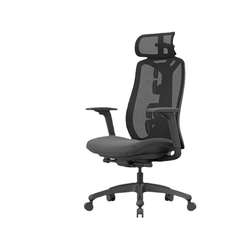 

Эргономичное офисное кресло с регулируемым подголовником, сетчатое, поворотное, с Т-образными подлокотниками для длительной работы за компьютером