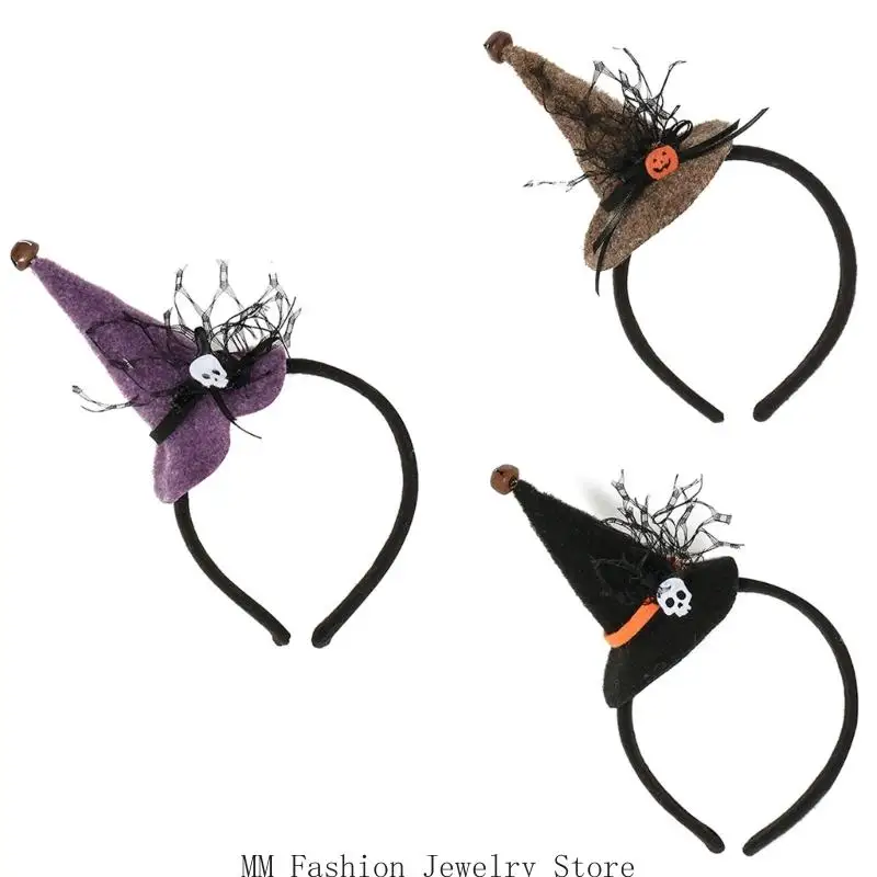 

D0UB Головной убор ведьмы для путешествий, удобный костюм на Хэллоуин, аксессуары для взрослых и детей