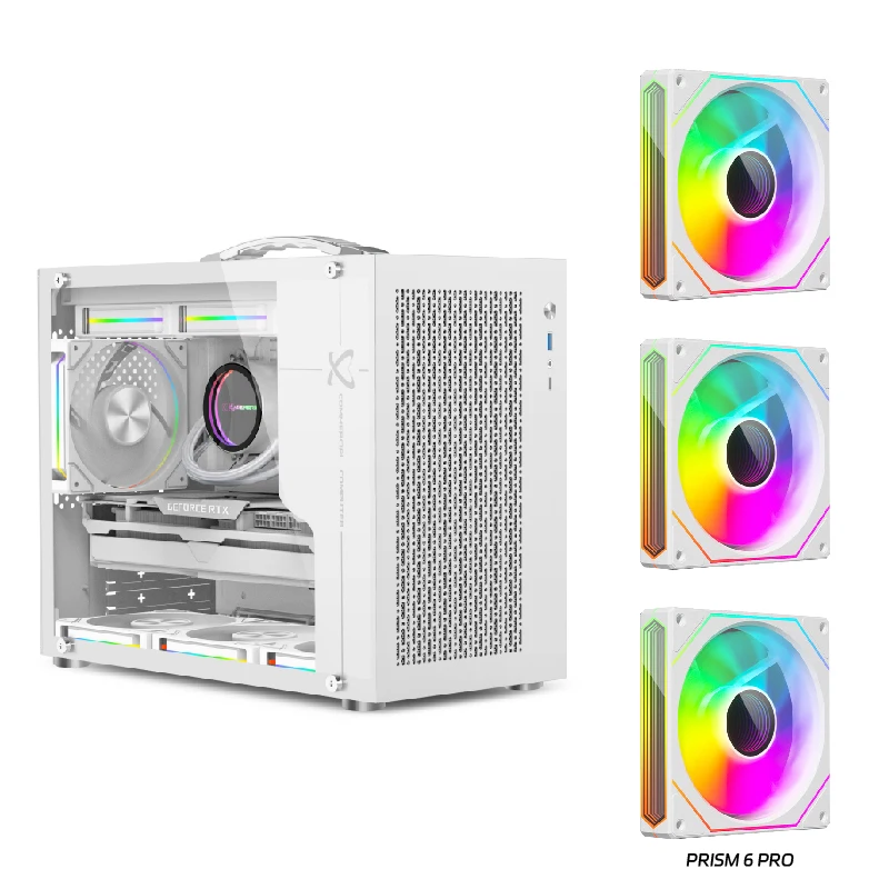 Power Train X-Gamerx X100 Pro MATX PC case TYPE-C porta lado