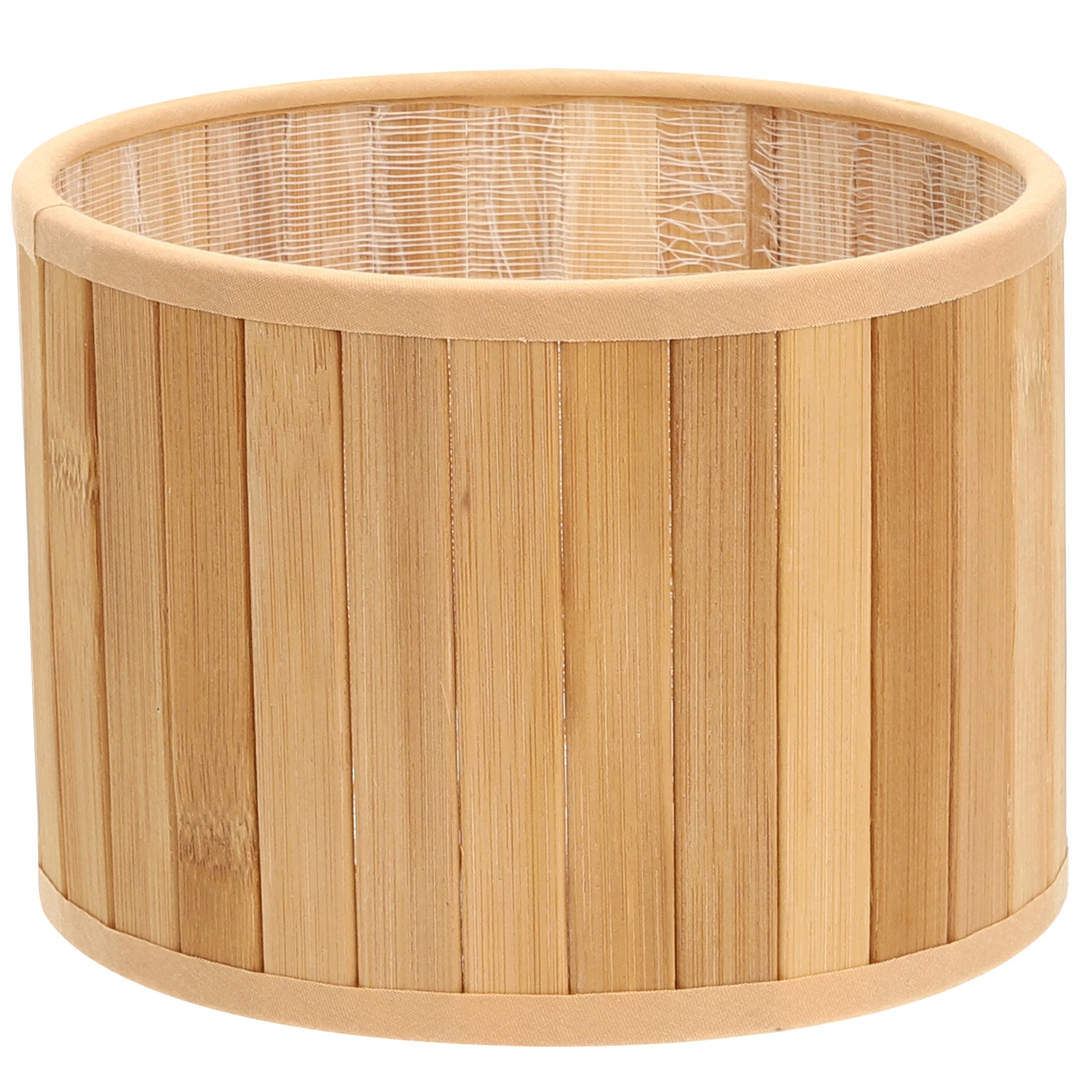 

Bamboo Lampshade E27 E14 Socket Compatible Light Shades for Desk Table Floor Wall Lamps Vintage Metal Small Lamp Covers