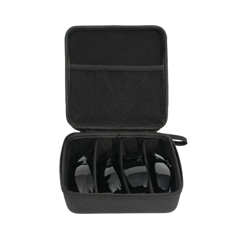 Eyewear Organizer Case 4 5 6 7 8 Slots Adjustable Glasses Storage Box for Car Home Tourism and Vacation