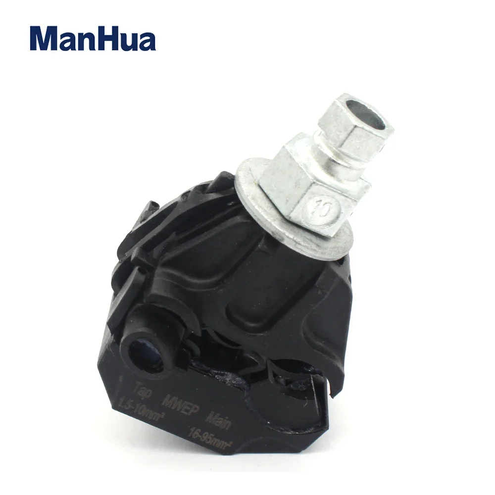 ManHua MWEP Insulation Piercing Connector Main Line 16-95mm² Branch Line 1.5-10 Mm² Insulated Puncture Clamp