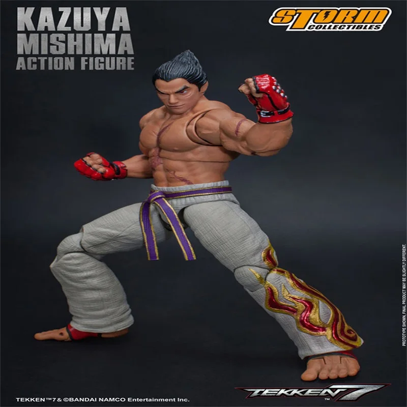 Original Storm Toys 1/12 Male Soldier Tekken7 Kazuya Mishima Original Edition 6'' Action Figure Model Collection Toys In Stock