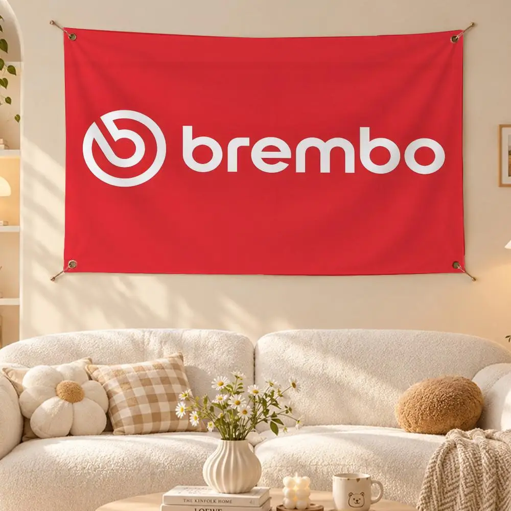 High-quality Brand Brembo Flags Wall Hanging Flag Banner Living Room Bedroom Home Decor HD Fabric Aesthetic