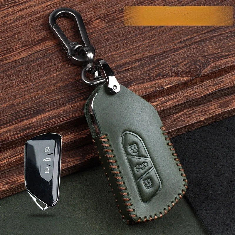 

Car Key Protection Cover for Volkswagen ID3 ID4CROZZ ID6CROZZ ID4X ID6X Smart Key Fashion Leather Car Remote Key Case Cover