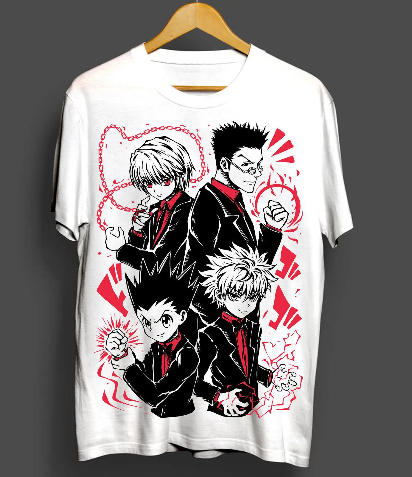 Hunter X Hunter T-Shirt Gon Killua Anime Manga Unisex Tshirt T-Shirt All Size