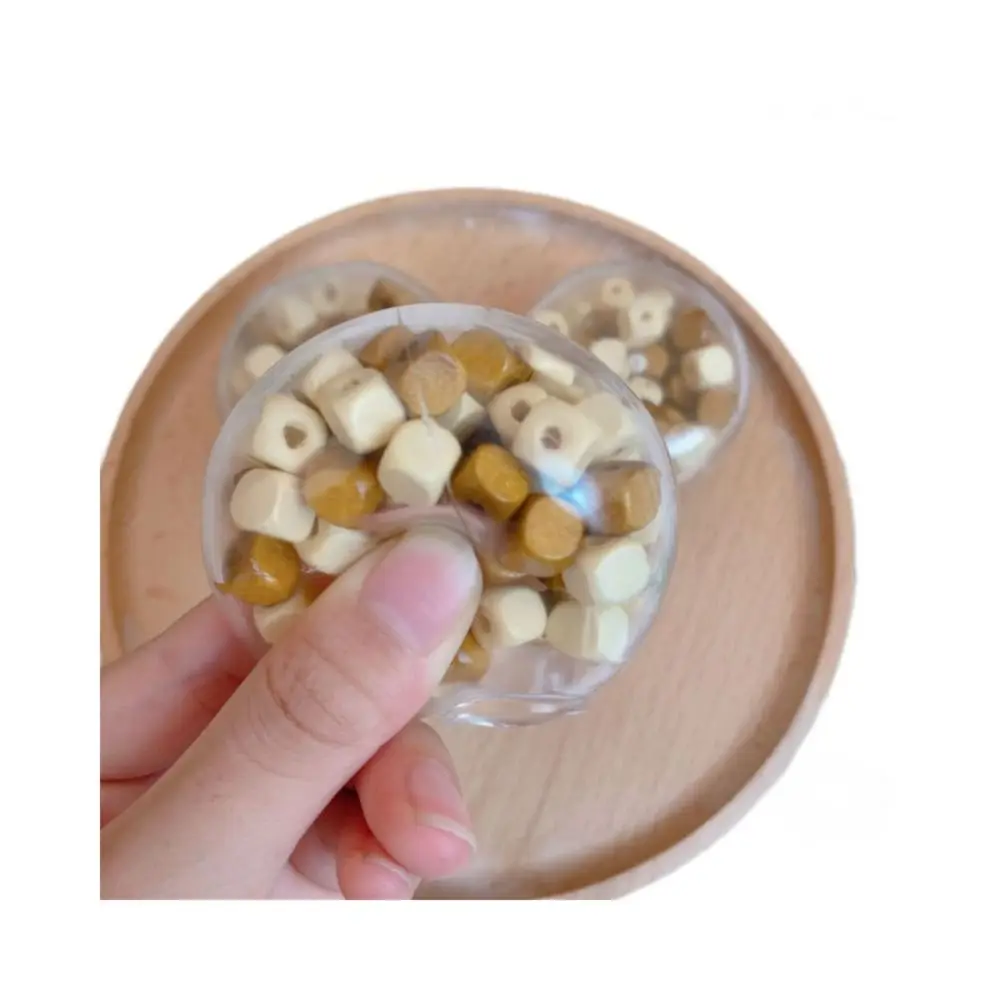 Cuentas de perlas, bola ruidosa, juguetes, bola de Mochi, piedra, perla blanda, juguete para apretar, bolas de perlas de vidrio roto TPR, juguete para apretar, regalo para niños