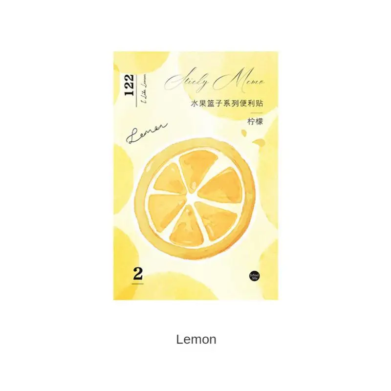 Fruit Basket Notes Easy To Use Digital Printing 30 Sheets 13085mm Office Supplies Notepad Fruit Pattern Various Styles