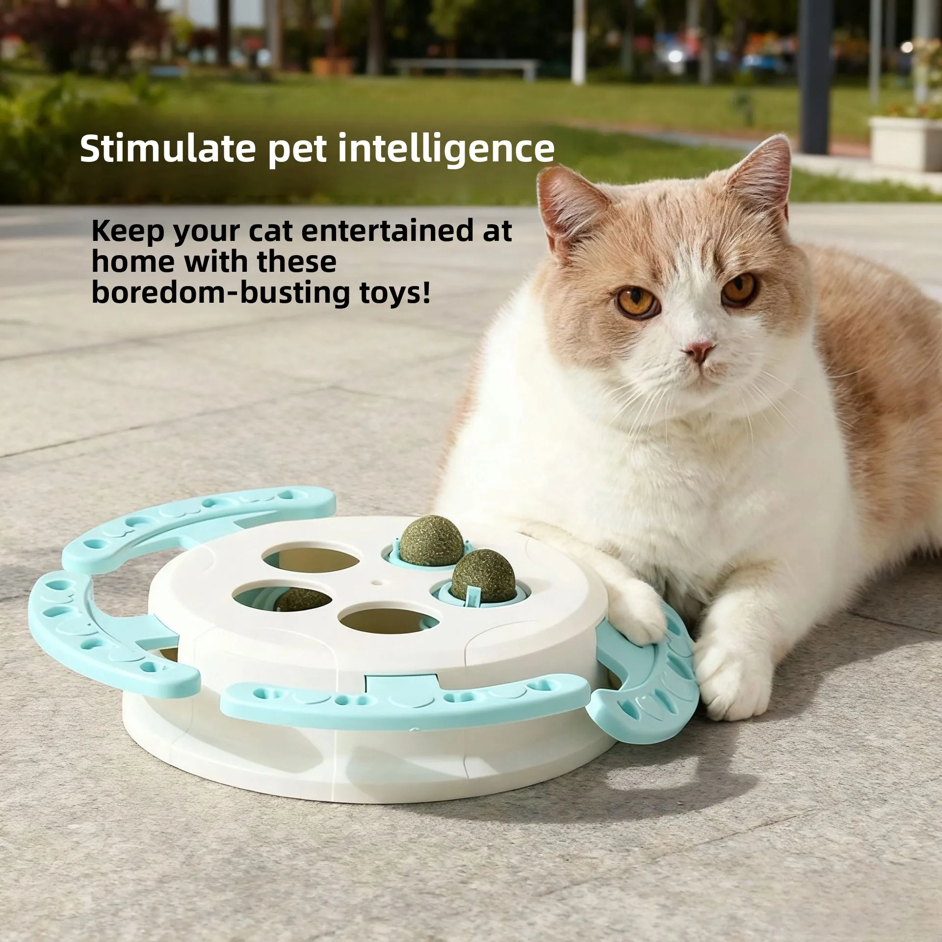Catnip Press And Release Ball Pet Toy Interactive Brain Teasing Toy For Cats And Dogs Relieves Boredom Long Lasting Entertainmen