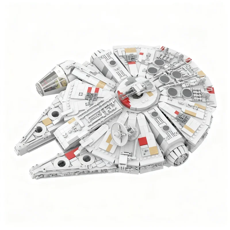 3716 деталей MOC Модель космического корабля «Хэнг Фэлкон» из фильма «Космическая битва», конструктор для самостоятельной сборки, креативная игрушка, подарок на день рождения, серия «Космический корабль».
