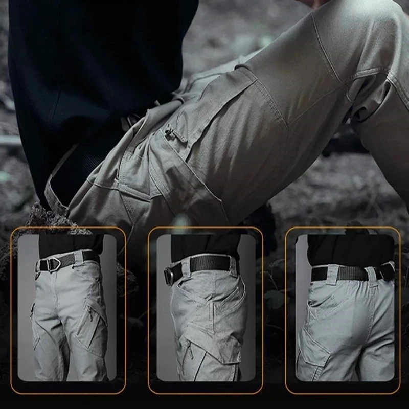 City Military Tactical Pants Men SWAT Combat Army Trousers Many Pockets Waterproof Wear Resistant Casual Cargo Pants Men Clothes