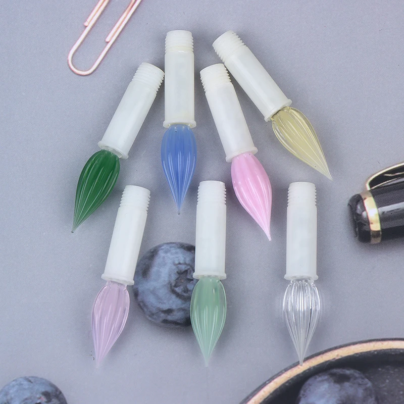SJ1pc Stationery Office School Supplies Writing Gift Pen Glass Pen Nib Fit For Jinhao 82 Fountain Pen Dip The Pen Tip In Water