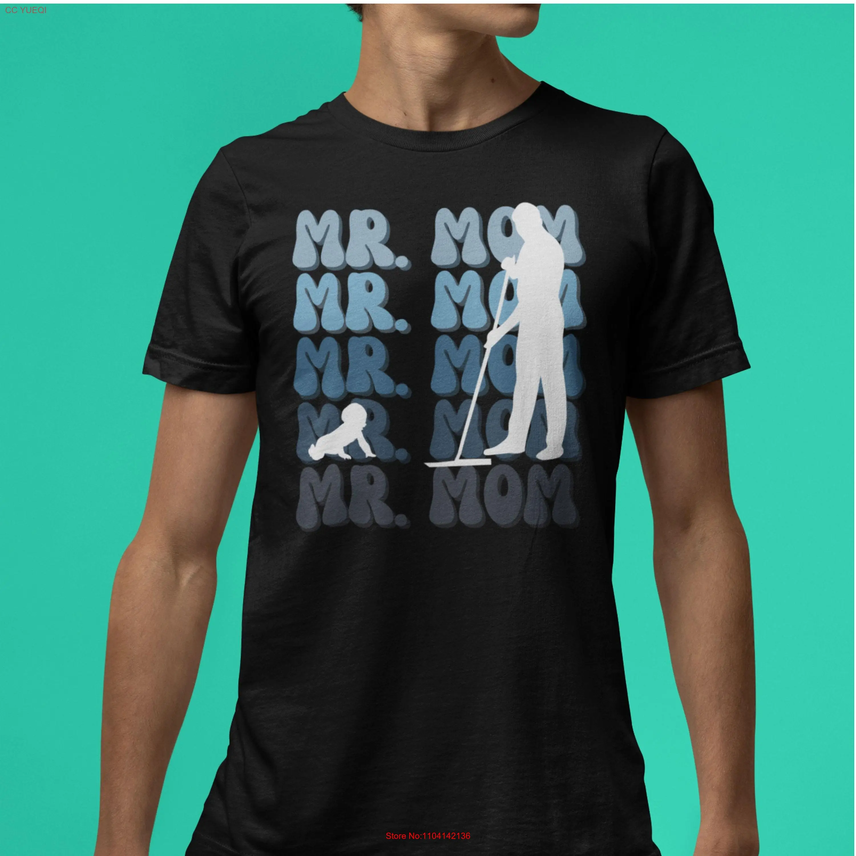 Camiseta para hombre Mr Mom Michael Keaton Stay at home Dad SAHD nueva película de los años 80 Día del Padre esperando Baby Shower