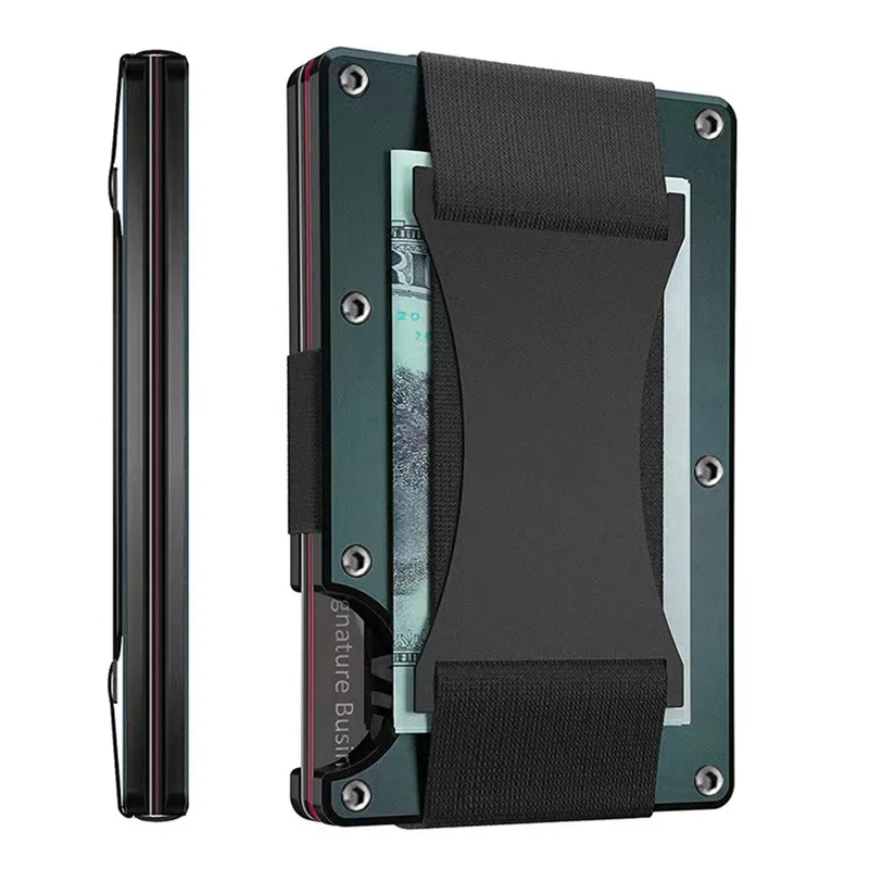 NONE Forged Carbon Fiber Slim Wallet Black 7